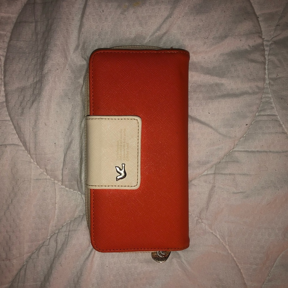 CUTE ORANGE CLUTCH WALLET
